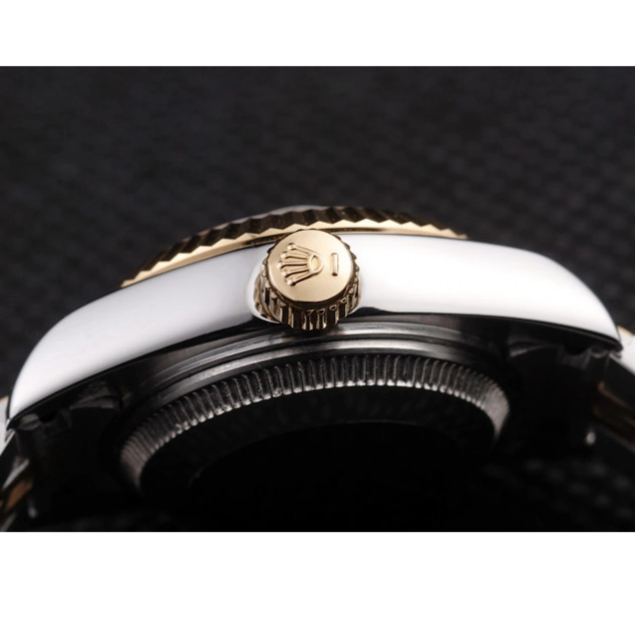Aaa replica Tone 98078 Rolex Plated Steel Yellow Datejust Stainless Gold Two 0729